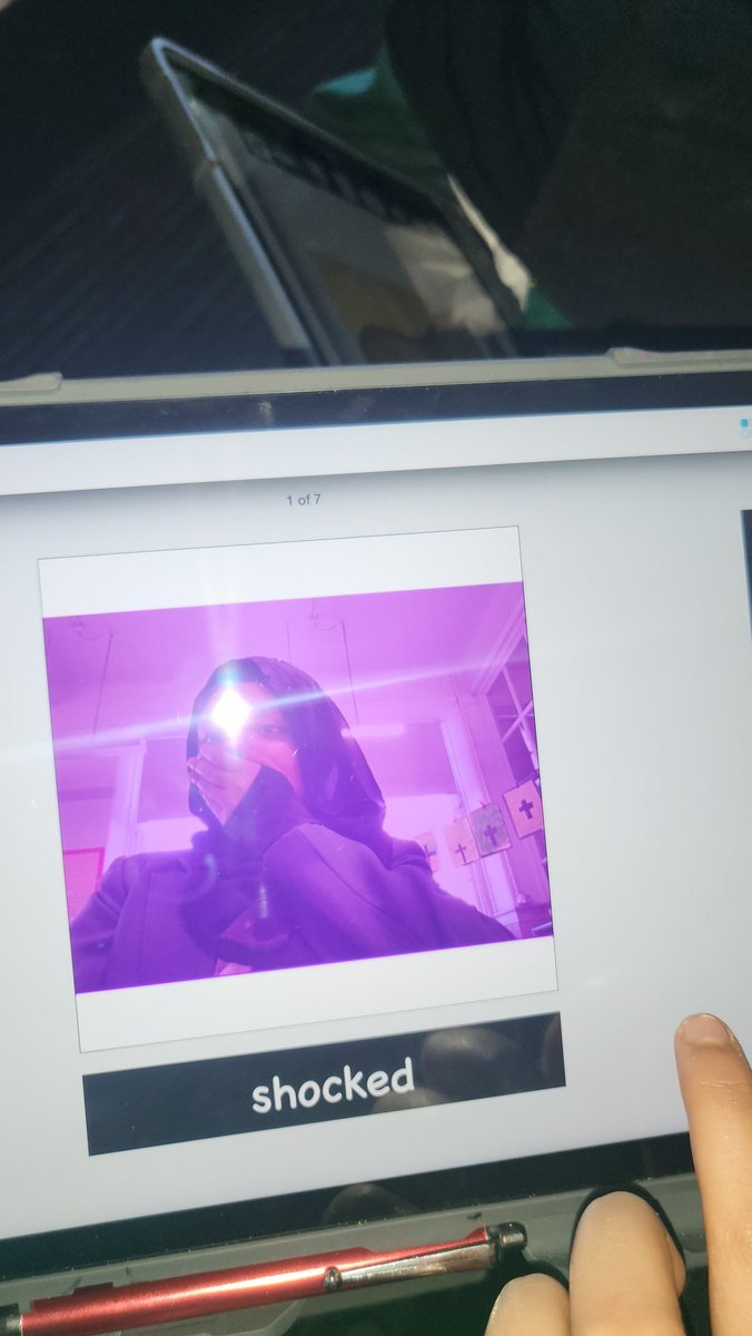 HolyCrossPri's tweet photo. P7b showing a range of emotions using @sketchbookapp to edit our selfies and then used Bitboard to present them to the class!π #digitallearners #sketchbook #successfullearners #holycrosspri https://t.co/mIsDHqNHxA