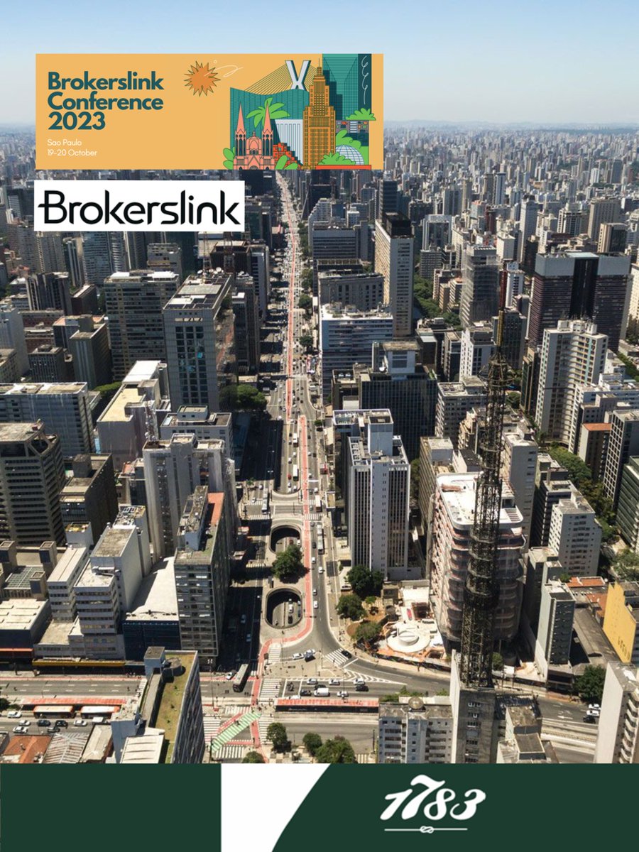 1783Group's tweet image. We are very excited to attend our first Brokerslink conference in São Paulo next week. We look forward to seeing all of the members there! 🇧🇷
-
-
brokerslink.com/1783-group
-
-
#brokerslink #brokerslinkconference #saopaulo