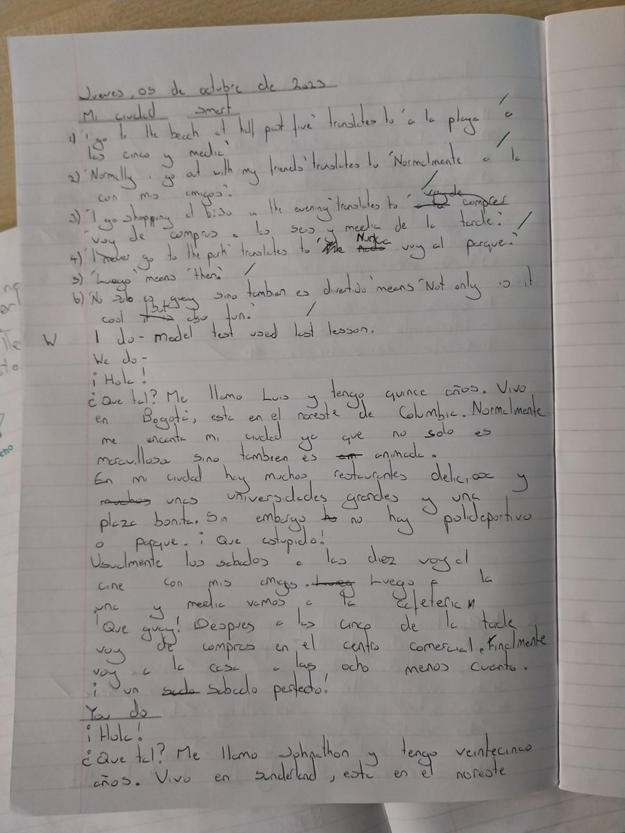 SACA_MFL's tweet photo. Year 8 combining places in the city, time and activities to tell us about their perfect Saturday! https://t.co/D4dZwKgT9m