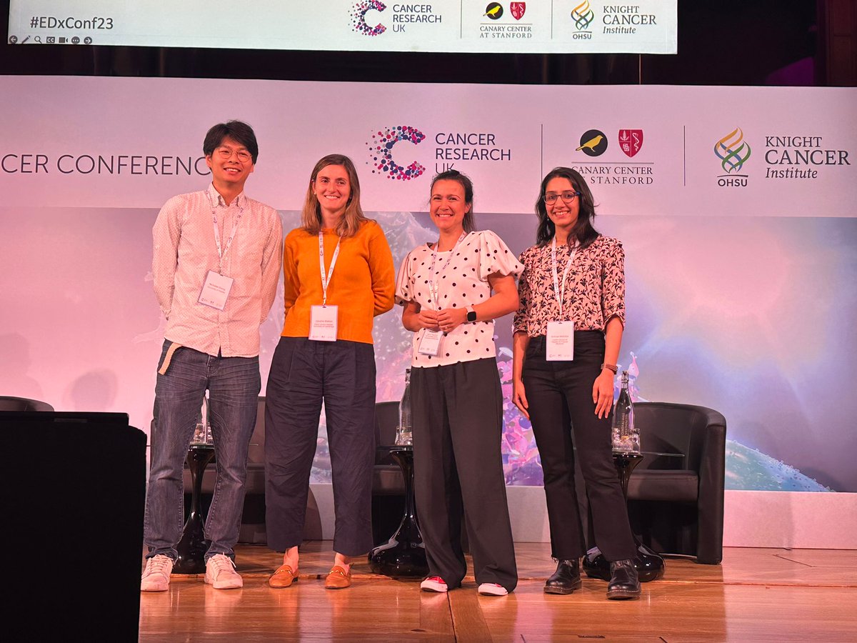 Science and Innovation at Cancer Research UK (@crukresearch) on Twitter photo 🏆Drumroll, please! 🥁 We're thrilled to announce the winners of the poster prize at #EDxConf23. These outstanding researchers have showcased exceptional work in early cancer detection. Congratulations to all the deserving recipients! (AB)
<a href="/CanaryCenter/">Canary Center at Stanford</a> | <a href="/OHSUKnight/">OHSU Knight Cancer Institute</a> 🏆Drumroll, please! 🥁 We're thrilled to announce the winners of the poster prize at #EDxConf23. These outstanding researchers have showcased exceptional work in early cancer detection. Congratulations to all the deserving recipients! (AB)
<a href="/CanaryCenter/">Canary Center at Stanford</a> | <a href="/OHSUKnight/">OHSU Knight Cancer Institute</a>