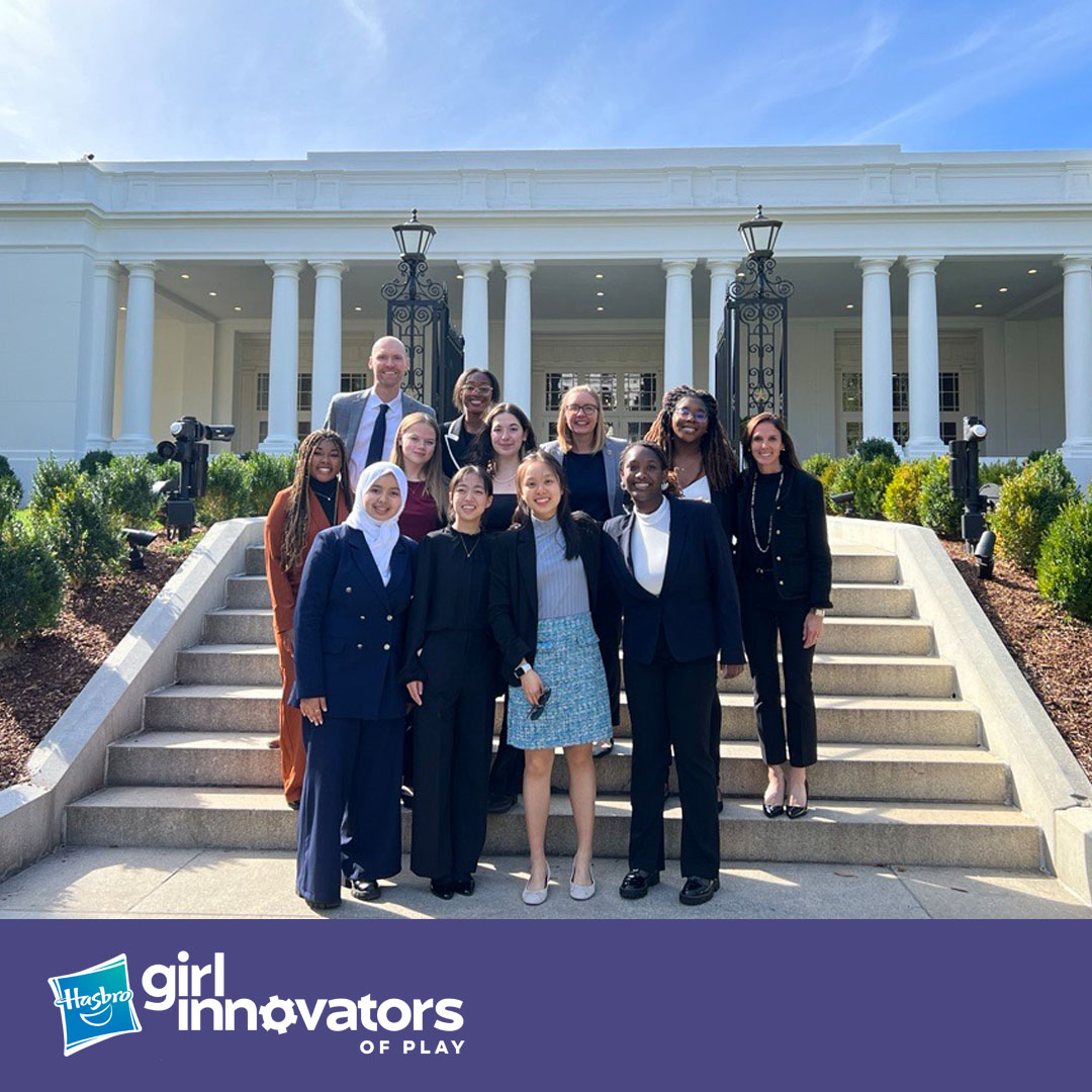Hasbro's tweet image. Hasbro is proud to announce the Girl Innovators of Play program. We&apos;re partnering with @GirlUp to support play as a fundamental human right. 

Learn more about Girl Innovators of Play and our partnership to bridge the STEM gender gap.  go.hasbro.com/mNlkXI_Ek