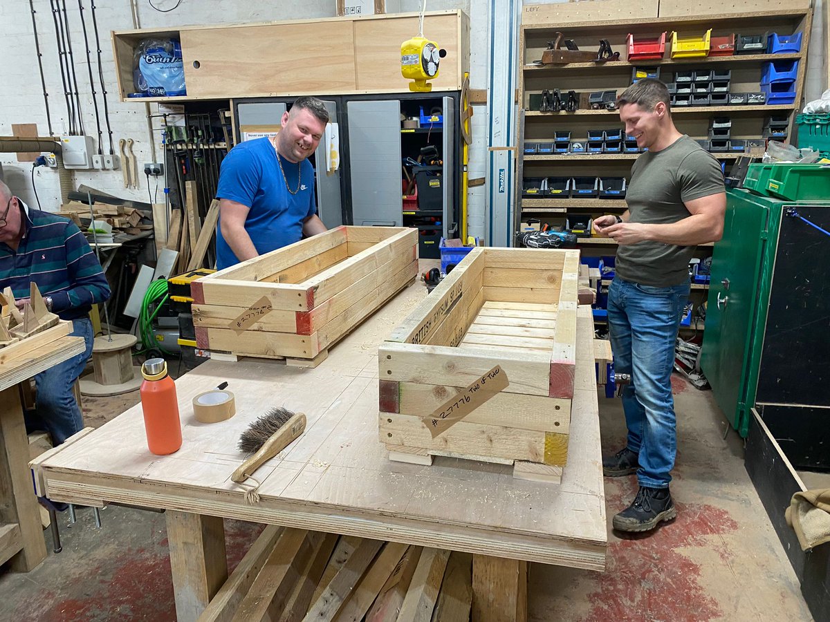 LeedsRecycling's tweet photo. The SWEP project enables adults with learning disabilities to learn woodwork skills. Look what they made today! Thanks to our funders on this project Leeds Community Foundation @LinkingLeeds @leedsautismAIM @LeedsAutism @LeedsCC_News @RadioLeeds @Channel4News @BBCNews https://t.co/wllQNUj0aI