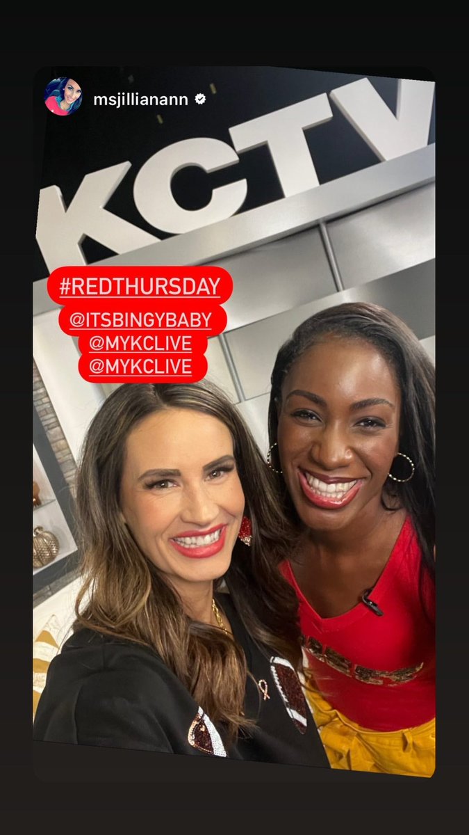 ItsBingyBaby's tweet photo. #RedThursday @myKCLIVE ❤️💛 https://t.co/EA2WTtTgRa