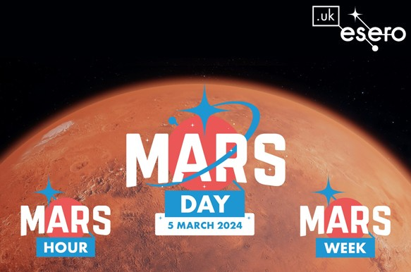STEMNorthWest's tweet photo. ESERO: Mars Day 2024!

@ESERO_UK, a programme funded by @STEMLearningUK, @ESA &amp; @SpaceGovUK, is preparing for Mars Day 2024. 

Your class or STEM Club can join them for a spectacular &amp; exciting programme of events!

More: https://t.co/Cd8xKBfPU4

#MarsDay #MarsHour #MarsWeek https://t.co/3xsuo9Ktf5