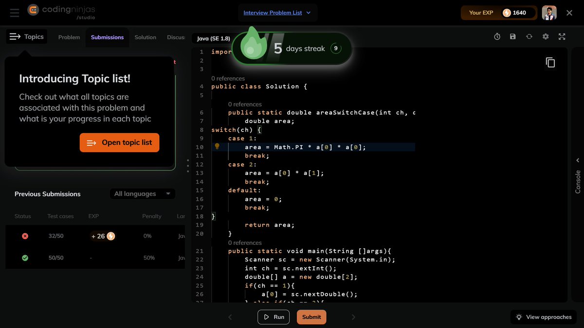 Sahilsher2710's tweet image. Day 70 of #75dayscodechallenge
OK guys be honest
Today, I studied DSA for an hour
> Solved 4rd problem on
#StriversA2ZDSA
>No #SQL Today 🥲
📌Tip: whenever u wake up 30 min sit in your chair & Code
#100DaysOfCode #DSA #java
#buildinpublic #codingNinja
#CodeNewbie