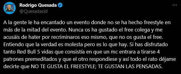CTZismo's tweet photo. *hay un evento que le gusta a todo el mundo y hay un hate mínimo*

quesada en corto: https://t.co/SsIzOFLP81