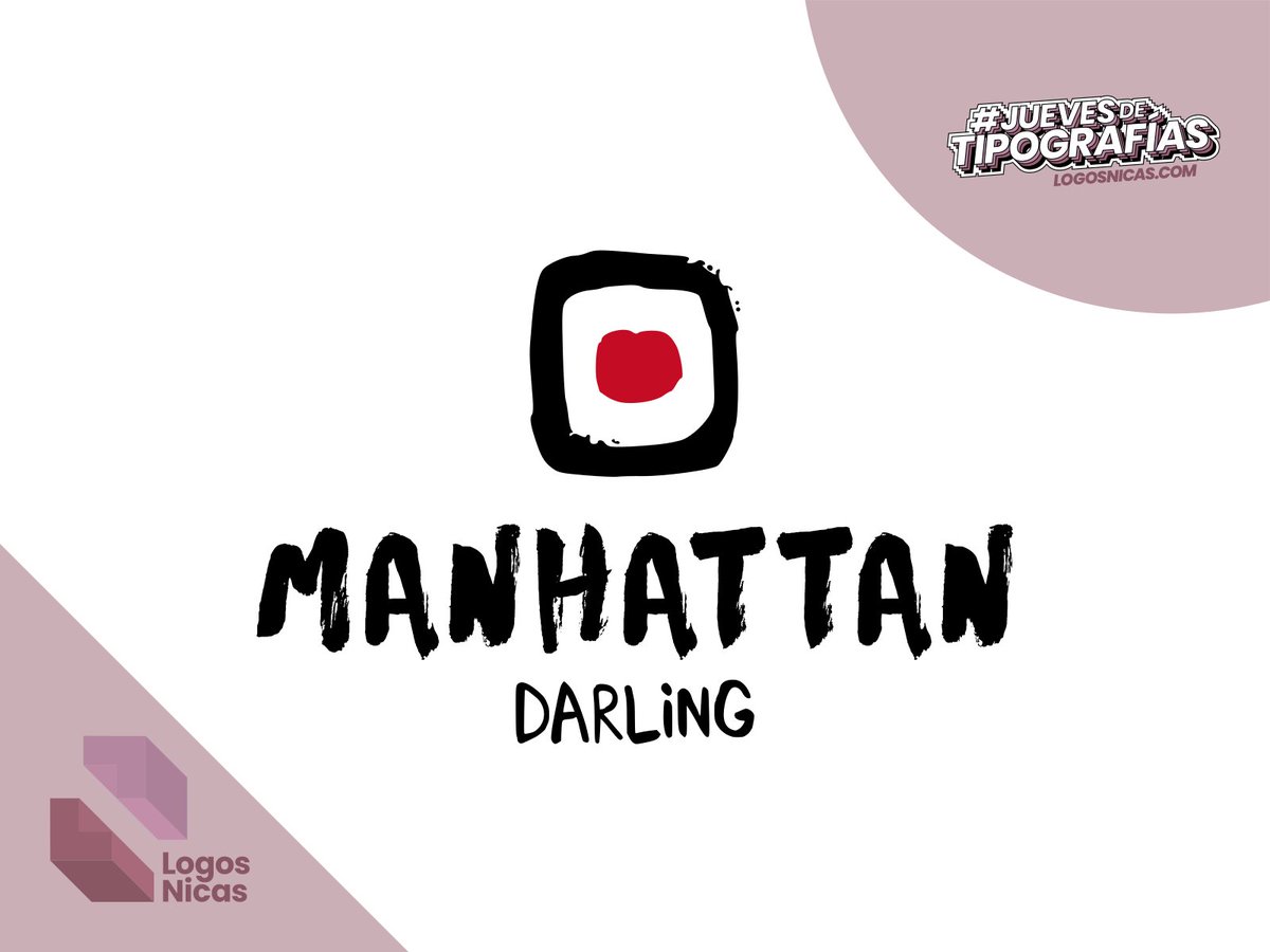 logosnicas's tweet photo. 🔤 Manhattan Darling se creó como una tipografía de doble uso, con caracteres arenosos, imperfectos y pintados a mano y una línea de base irregular. 🤔 ¿Puedes adivinar que marca nicaragüense utiliza esta tipografía? #LogosNicas #JuevesDeTipografías #ManhattanDarling https://t.co/tzJYiOovkj