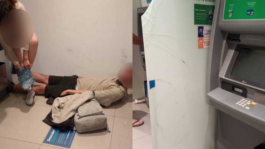 Cooperativa's tweet photo. Descubren a pareja teniendo relaciones sexuales en un cajero automático en Argentina #CooperativaContigo https://t.co/pECH3K8Unr https://t.co/ylFAmNnQFf