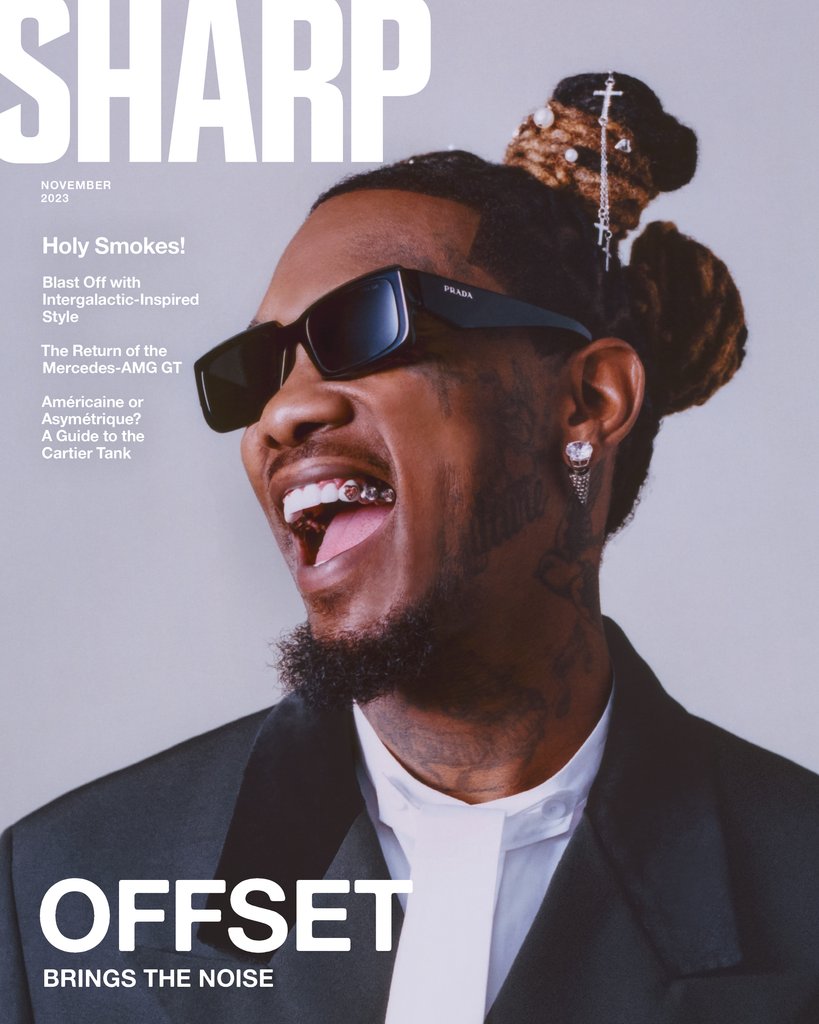Make some noise for our November 2023 issue starring #OFFSET. As the rapper returns with his career-defining solo album 'Set it Off', Offset opens up to SHARP about the breakup of Migos, his wife, and his fans.⁠
⁠
On newsstands October 17th.⁠