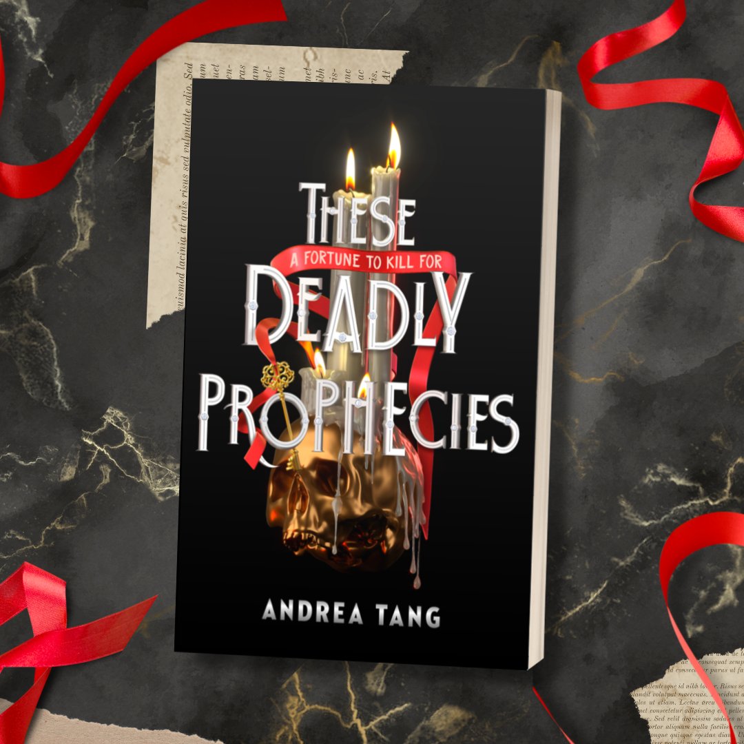 “Prophecies, pretty boys, and murder make for an astoundingly fun madcap mystery - no one weaves it together better than Andrea Tang.” —Gina Chen, New York Times bestselling author of Violet Made of Thorns

Win #TheseDeadlyProphecies by @atangwrites: bit.ly/48wgc3x