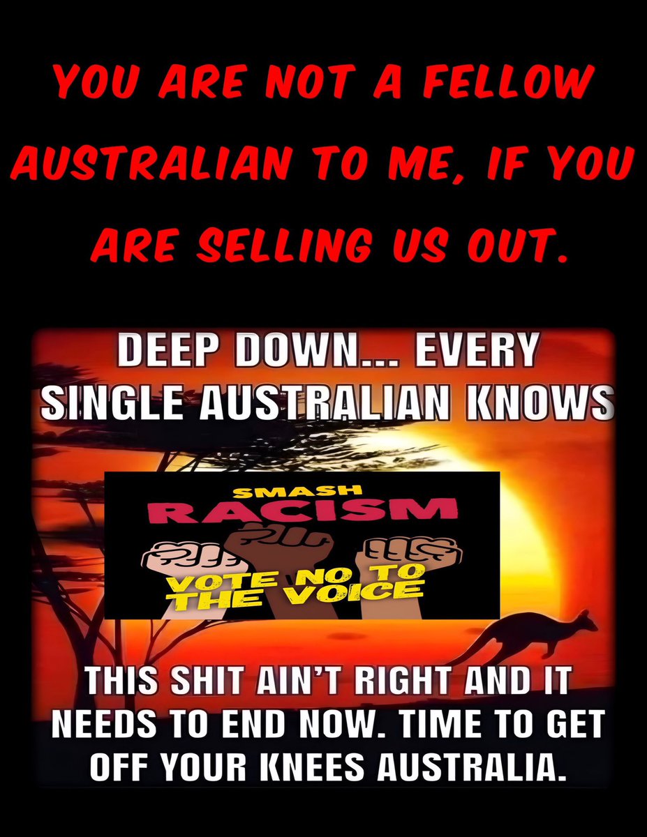 jillmarinelli4's tweet photo. @PatMcGorry The right thing for individuals comes from their heart .. and the Uluṟu statement is just a gravy train for Pearson, Burney, Mayo and Langton and the rest of them ..
#VotingNO means we don’t want these leaders stealing from their own people. They’re thugs ! https://t.co/vmWQfG7CNT