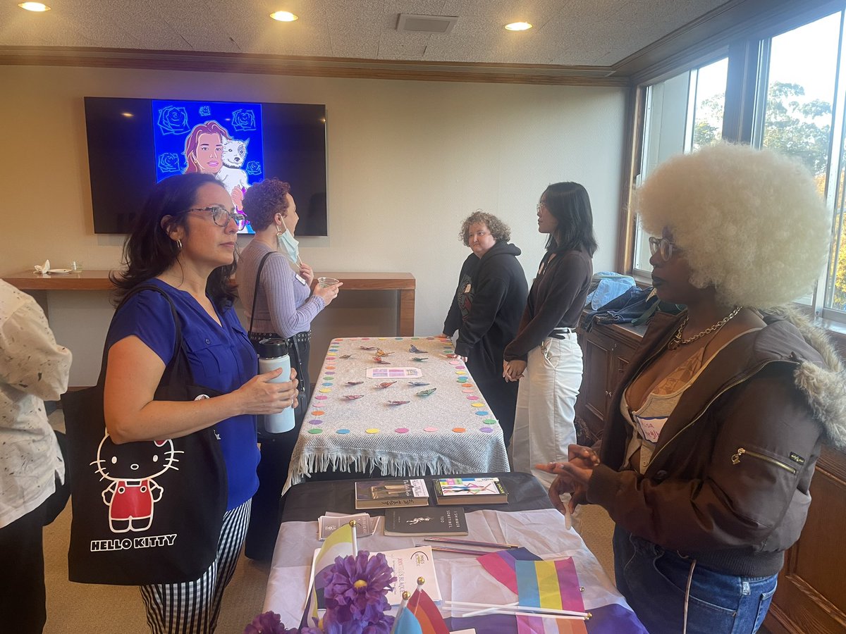 SFSUDECI's tweet photo. #SFState / #SFSU scholars.

Thanks for joining us for A National Coming Out Day Lecture: Julio Salgado (@julio1983) on Wednesday, 10/11/23, 5-6:30pm in Seven Hills Conference Center. 

We support the Queer Community at @SFSU.

🪩🌈 #NationalComingOutDay #NCOD https://t.co/bt2LlGZmTB