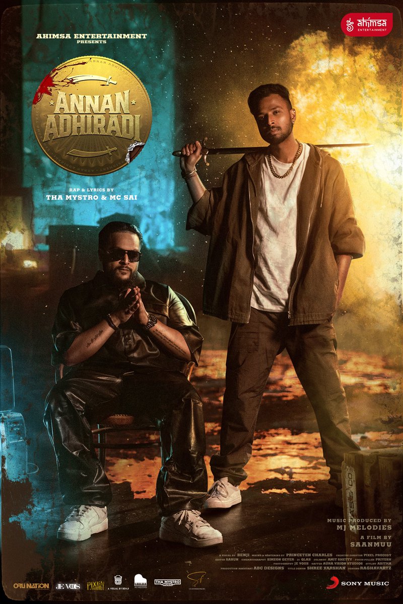 #ANNANADHIRADI 🔥

A vibrant music video dropping 🔜 

Stay tuned ❤️‍🔥

<a href="/ThaMystro_GJ/">Tha Mystro♪</a> <a href="/mcsai_official/">MC SAI</a> <a href="/mj_melodies/">MJ Melodies</a> <a href="/saanmuu/">Saanmuu</a> <a href="/ahimsafilms/">Ahimsa Entertainment</a>