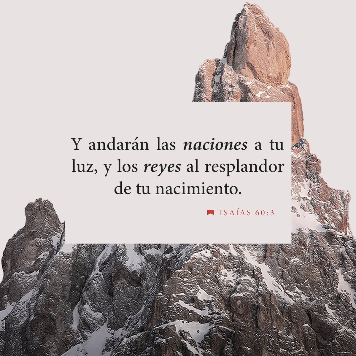 juanc9107's tweet photo. Isaías 60:3 RVR1960
Y andarán las naciones a tu luz, y los reyes al resplandor de tu nacimiento.

https://t.co/BL3WwB39AF https://t.co/9mDtwQkYLO
