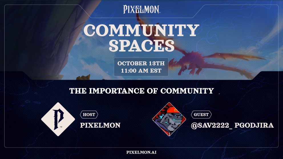 Join us for this weeks Community Spaces!! 📢 

Come on stage and share your thoughts on The Importance of Community! 🗣️ 

Interesting chats, giveaways and more... 👀 

Featuring our special guest: <a href="/sav2222/"></a> @pgodjira