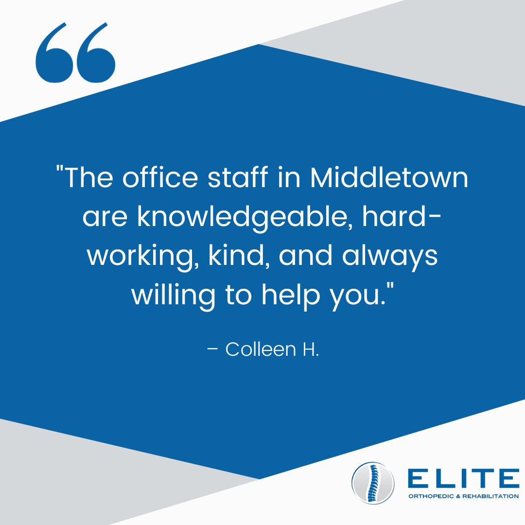 We're so grateful for your thoughtful review, Colleen! Your positive feedback is greatly valued, and we're delighted to hear about your excellent experience!

#ClientAppreciation #PositiveFeedback #Testimonial #EliteOrtho #EliteOrthopedics