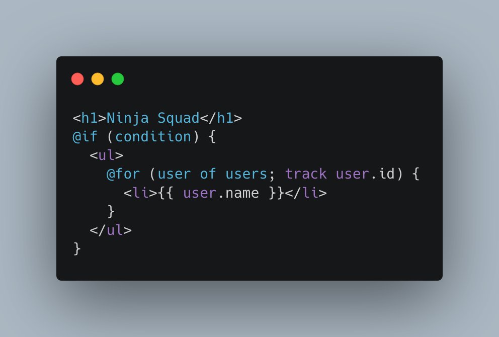 cedric_exbrayat's tweet photo. Angular v17 has a new (experimental) template syntax! 🚀

Check out this blog post to see how to use it, and why this was introduced

https://t.co/do1qPsK6d5 https://t.co/MihM3VitKg