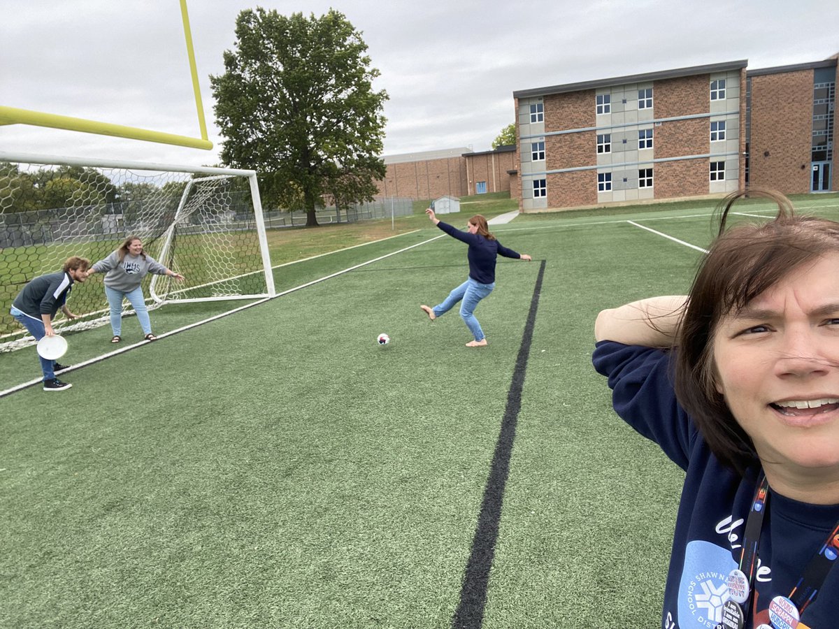 mrs_oglesby's tweet image. #WolvesShine @lwarren30 Scoring a soccer goal bebeh