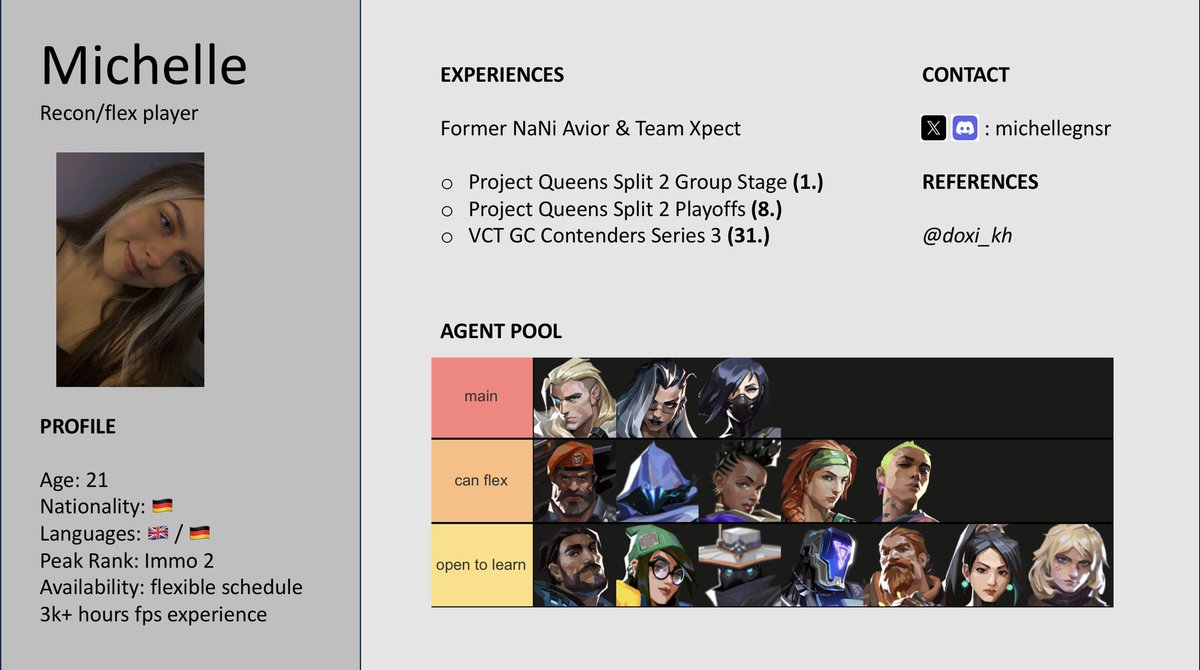 I am LFT again and therefore open for trials <3