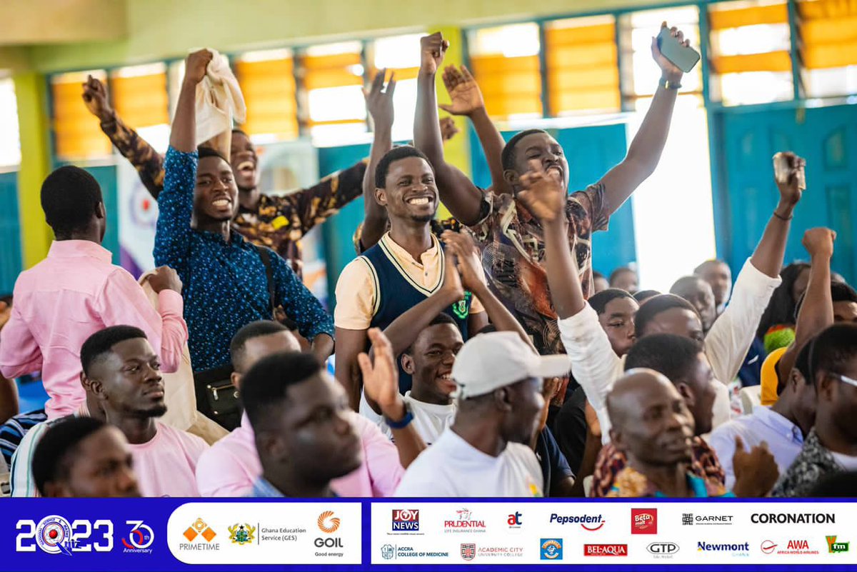 NSMQGhana's tweet photo. KNUST SHS

End of Round 4

St. James Sem. SHS: 44pts 
Our Lady of Mt. Carmel Girls SHS: 37pts
St. Thomas Aquinas SHS: 31pts 

#NSMQ2023 #NSMQ30 #Primetime #NSMQOneEighth https://t.co/2AN3htJWCi