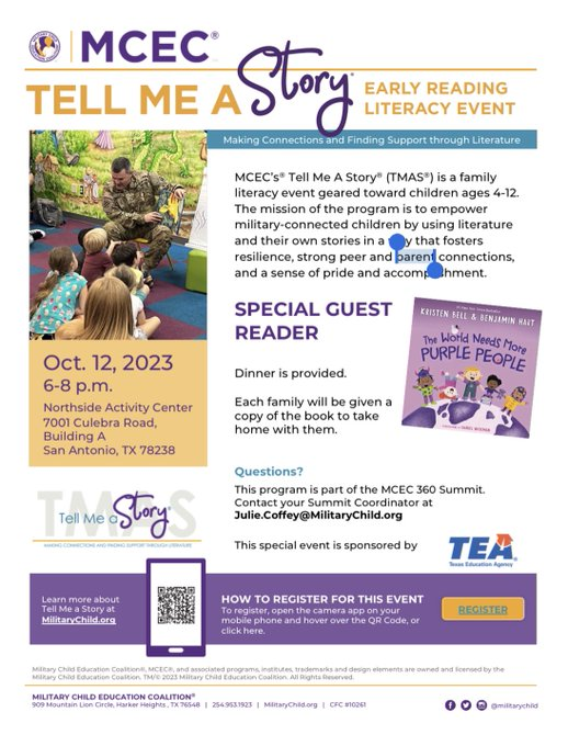 Laura L. Garcia (@lauragnisd) on Twitter photo Looks like an amazing event. Scan the QR code to register! <a href="/WardWranglers/">Dr.Joe Ward ES</a> <a href="/NISDCounseling/">NISD Counseling</a> Looks like an amazing event. Scan the QR code to register! <a href="/WardWranglers/">Dr.Joe Ward ES</a> <a href="/NISDCounseling/">NISD Counseling</a>