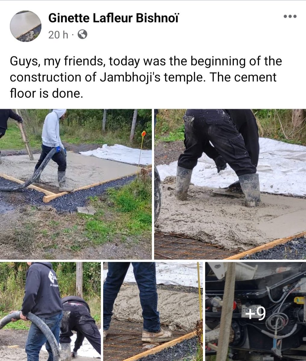 desert_hawk_'s tweet image. &quot;Ginette Lafleur Bishnoï&quot; जो कनाडा के क्यूबेक प्रोविंस के मॉन्ट्रियल शहर की रहने वाली है। 
ये गुरु जांभोजी से तथा उनके यथार्थ दर्शन से बहुत अभिप्रेरित है। जिसके परिणामस्वरुप इन्होंने वहां गुरु जांभोजी का मंदिर बनाने का काम शुरू किया है। @bishnoizm29
#SaveEcosystem #GoGreen