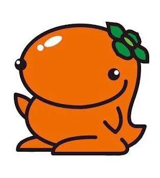 Natchoru-kun, a portly persimmon fairy, is the mascot for Yamagata City, Japan.