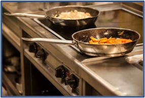 #FirePreventionWeek 
Turn Pot Handles Inward.
When cooking on a stovetop, make sure your pot and pan handles are turned inwards towards the middle of the stove. This prevents accidental spills and reduces the risk of your sleeve being caught and catching fire.