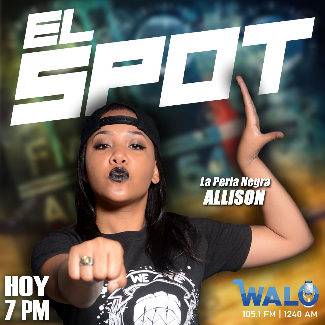 Contralona's tweet photo. ¡𝗡𝗨𝗘𝗩𝗔 𝗧𝗘𝗠𝗣𝗢𝗥𝗔𝗗𝗔! | El Spot recibe a @Perlanegrapr en los estudios de @waloradio.

Sintonízanos ESTA NOCHE, a las 7 en punto, por el 105.1 FM | 1240 AM de tu radio 📻 o a través de Twitter LIVE 📲 https://t.co/sLEx369tNr
