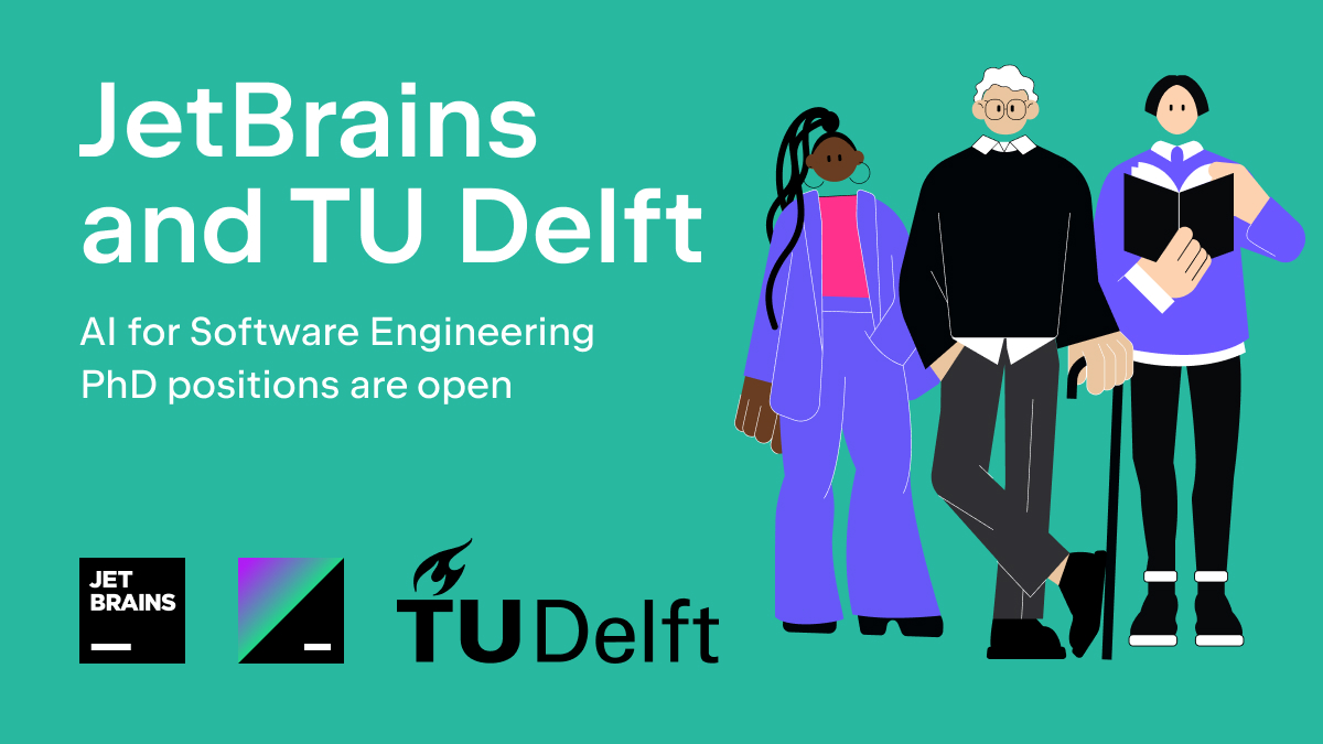 💡 JetBrains Research and <a href="/tudelft/">TU Delft</a> are launching the AI for Software Engineering Lab (AI4SE), dedicated to transforming software engineering through the use of AI methods.

📌 Read more and apply: jb.gg/ai4se