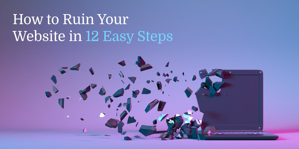 Throughout our two decades of experience, we’ve seen the good, the bad and the ugly of the website process — including a dozen of the most common ways organizations torpedo their own sites: ow.ly/n0kQ50PW3xx

#webdesign #webstrategy #websiteredesign #websiterefresh