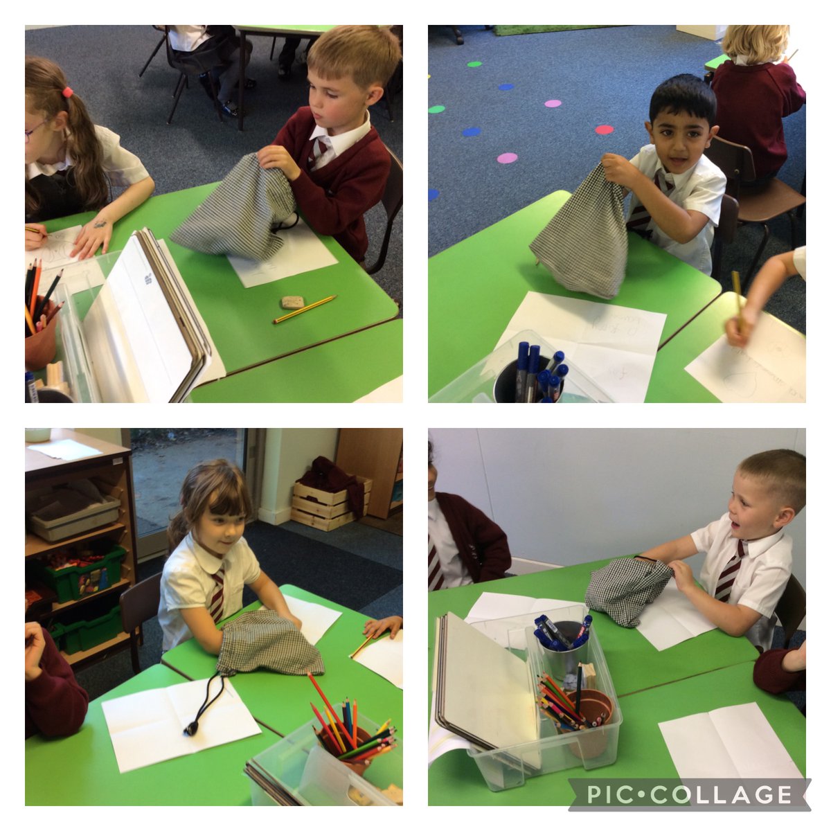 TyntesfieldZA's tweet photo. In science we talked our sense of touch. We did a good job of using only our sense of touch to describe the objects and guess what they were. https://t.co/9dCTImuSjP