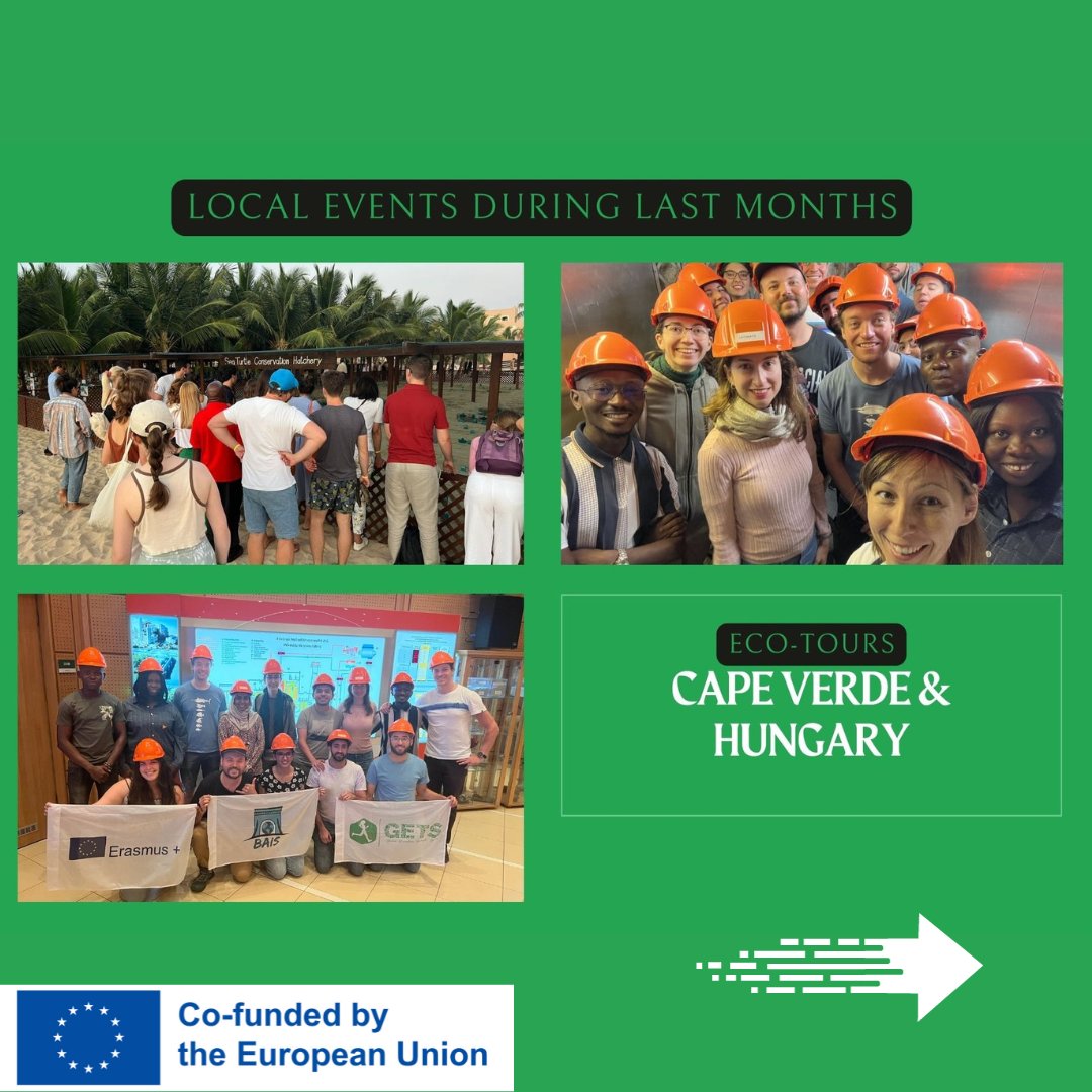GETS_2022's tweet photo. From July to October, GETS Partners launched diverse events with the goal of boosting awareness of sports sustainability and spotlighting the GETS project with its new E-Learning platform! Explore events below and dive into the GETS E-Learning Course: https://t.co/6Q06ojULd7 https://t.co/yCtHbbusf2