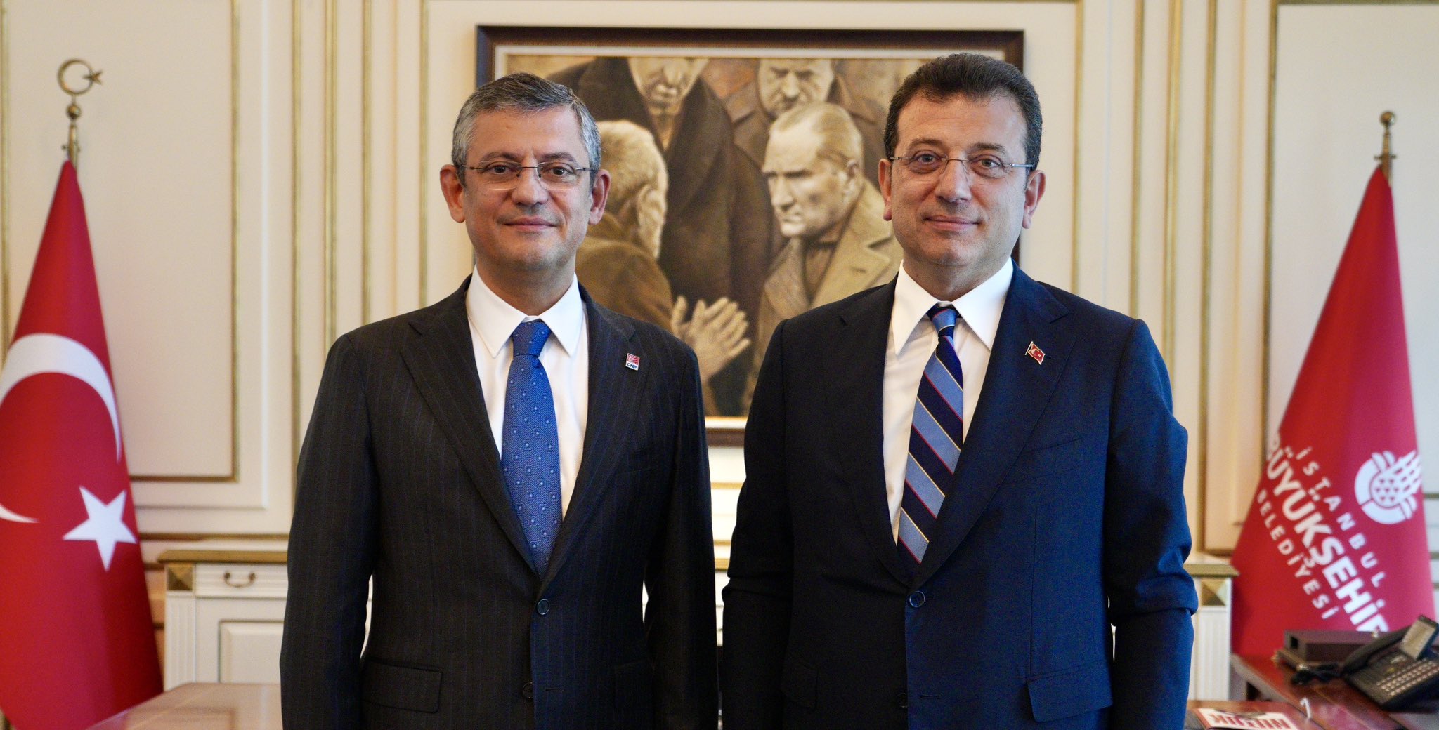 Ekrem İmamoğlu on X: "CHP TBMM Grup Başkanı Özgür Özel'e ziyareti için  teşekkür ederim. Partimizin başarısı için çıktığı yolda başarılar dilerim.  @eczozgurozel https://t.co/zE57VI3cVS" / X