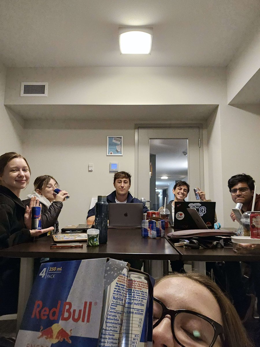 Okanagan_iGEM's tweet photo. Can you even call it wiki freeze day without being powered by #redbull and grinding wiki content out at 4am? 🤔🤪
#OkanaganiGEM #iGEM2023 #OGEM #Wikifreeze https://t.co/Y3g1HYXsEY