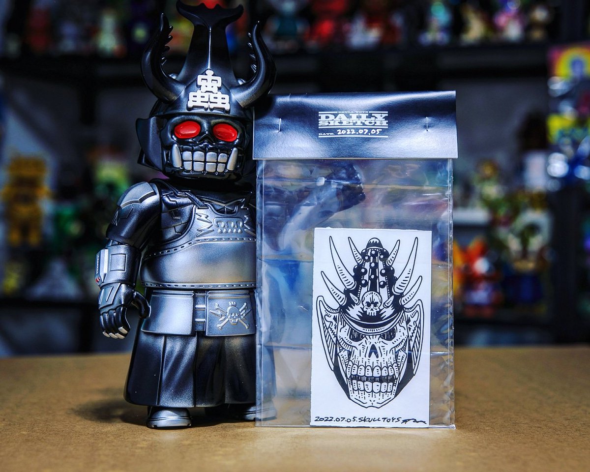Jom_Hsu's tweet photo. Designed by @skulltoys
。
#頭蓋玩具 #skulltoys #guy2 #骸骨商會 #スカルトイズ #dokurobros
#dokurodaishogun #ドクロ大将軍 https://t.co/i2iCE0BZSx