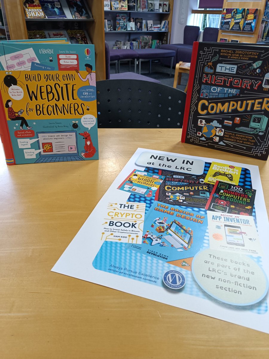 WorthingHighEng's tweet photo. 🎉 Thrilled to announce the Grand Opening of the new non-fiction section in the library! 🎉 Huge thanks to Mrs Reagan and Mr Hallard for all the hard work they've put into selecting and cataloguing all of these gorgeous books! @WorthingHighLRC @WorthingHigh https://t.co/jXyTwpSqaz
