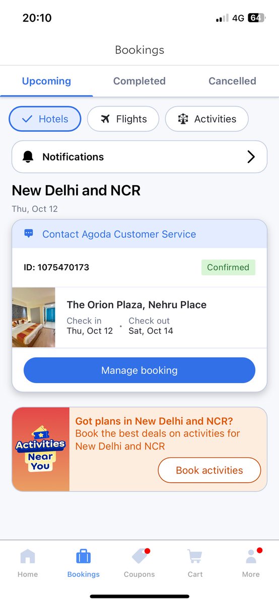 mayurbhuva's tweet photo. @agodaindia @agoda what a pathetic service. Had booked a room and now hotel is refusing room at this time of the night saying they haven’t received the voucher. 

And now even if they receive the voucher they cannot accommodate as they are full. 

Kindly help with solution. https://t.co/8FgthKbjwP