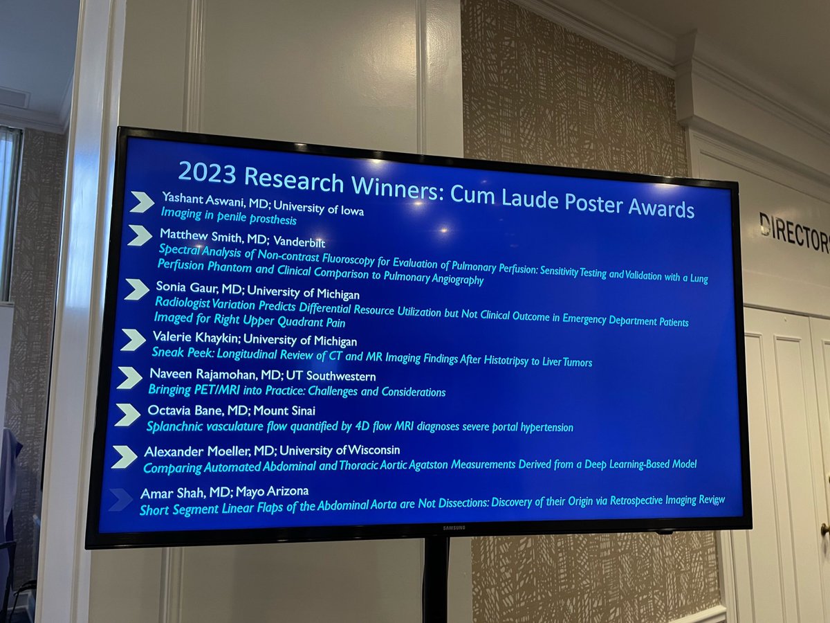 ValerieKhaykin's tweet photo. Honored &amp; grateful to have received the Cum Laude Research Award @SABImaging 2023 this year for our work on #histotripsy - on the same day FDA approval was announced!

As always, a huge thank you to my mentor &amp; histotripsy-queen, @MishalLala, for her endless support &amp; mentorship! https://t.co/8s6V6QxIdr