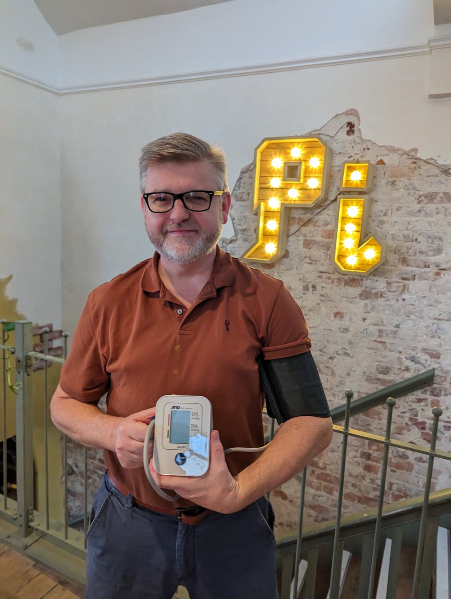 #knowyournumbers at an AI meet up today but a bit of real world advice about checking your blood pressure.