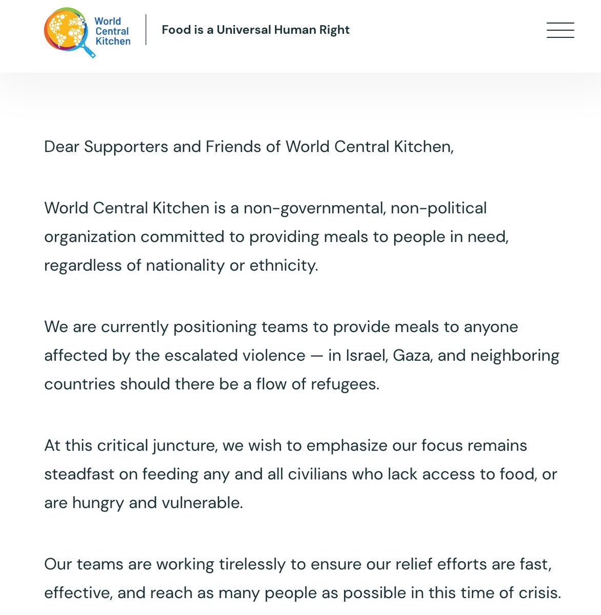 Being_You1's tweet photo. @Mediaguy19 @sannetje_26 #ArchewellFoundation & their partners e.g. #WCK & #HumanityCrew have been providing humanitarian aid to ALL victims of conflict before & will continue doing so as the current situation unfolds.
#ServiceIsUniversal
#ActionsSpeakLouderThanWords https://t.co/FYA1qt4DnS