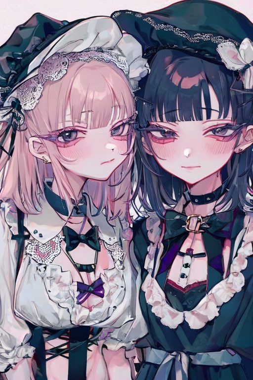 NaNoLuAI's tweet photo. ペア画にどうぞ👯‍♀️
 #AIart #AIイラスト  #フリーアイコン https://t.co/lvcRZYOx3m