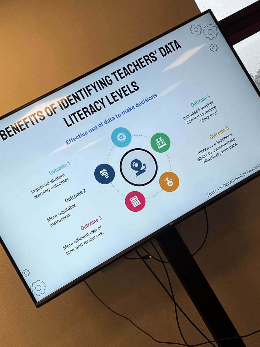 megankuemmerlin's tweet photo. Lots of great learning today at the #DataInSchools conference. I wanted to go to all the afternoon workshops, always a good problem to have. I chose how can we improve Data Literacy in our schools? https://t.co/b6iW8SBEFU