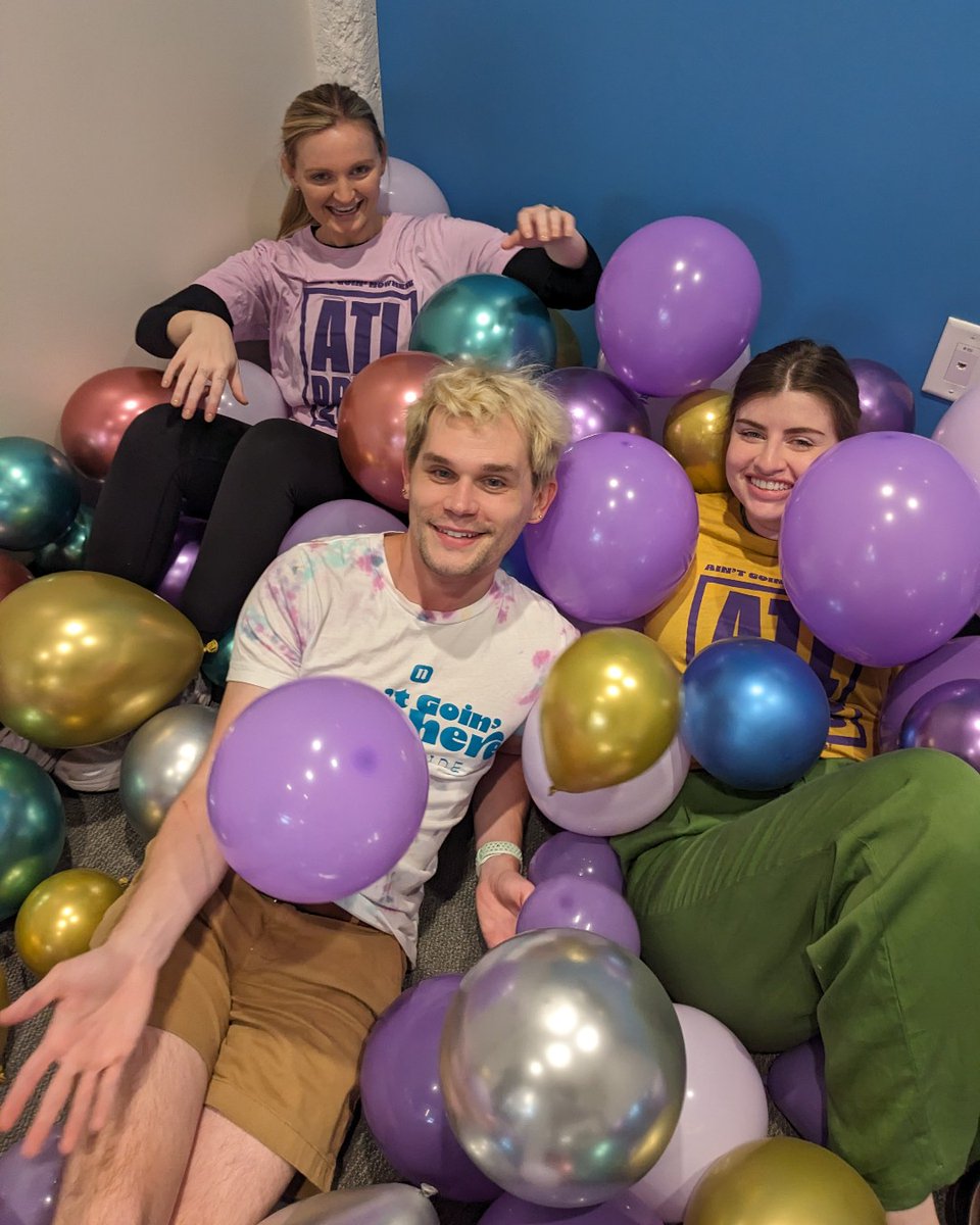 neboagency's tweet photo. We’re loud, we’re proud and we’re getting ready to WOW ✨Take a peek at how we’re gearing up for ATL Pride this weekend! 🌈 #ATLPride #AintGoingNowhere https://t.co/sOl1QgnAgC