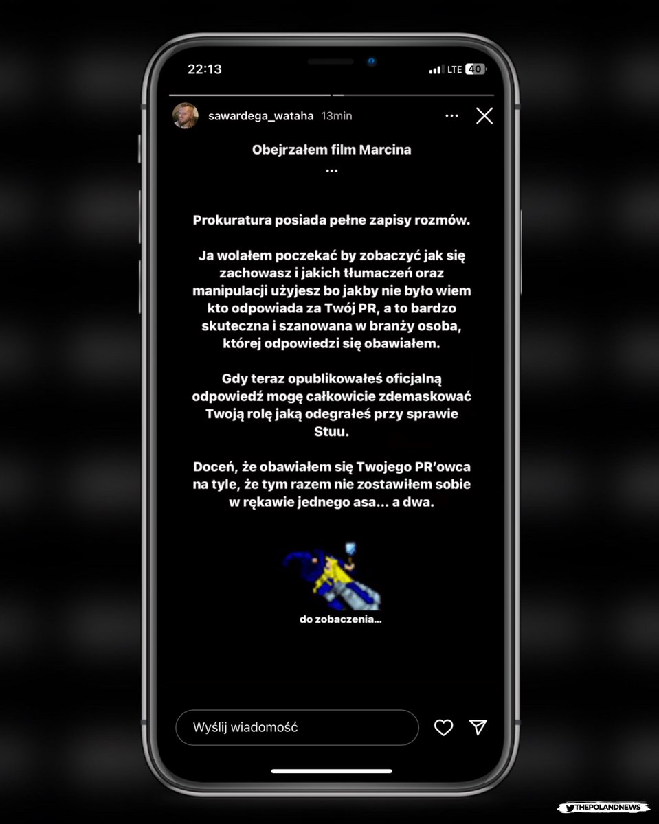thepolandnews_'s tweet photo. Wardęga odpowiedział na film Dubiela ⤵️
„Gdy teraz opublikowałeś oficjalną odpowiedź mogę całkowicie zdemaskować Twoją rolę jaką odegrałeś przy sprawie Stuu” https://t.co/EXLoM9r4s4