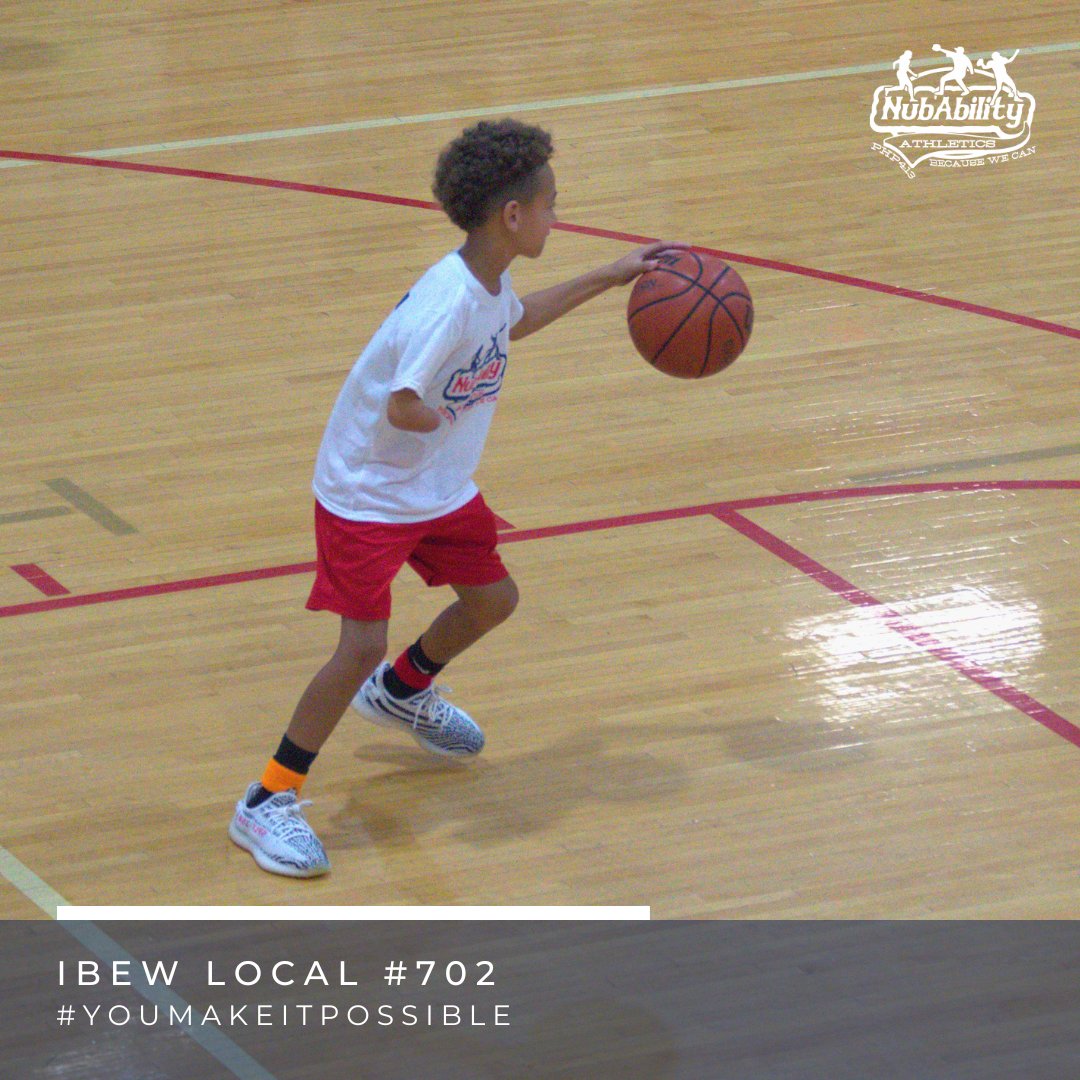 NubAbility's tweet photo. Today, we want to give a shout-out to one of our longtime supporters, @IBEWLOCAL702. Thank you for helping limb-different kids discover they belong on the team.
#IBEW702
#YOUmakeitpossible
#ThankfulThursday
#NubAbility #NubAbilityAthletics #DontNeed2 https://t.co/CuywNSO116