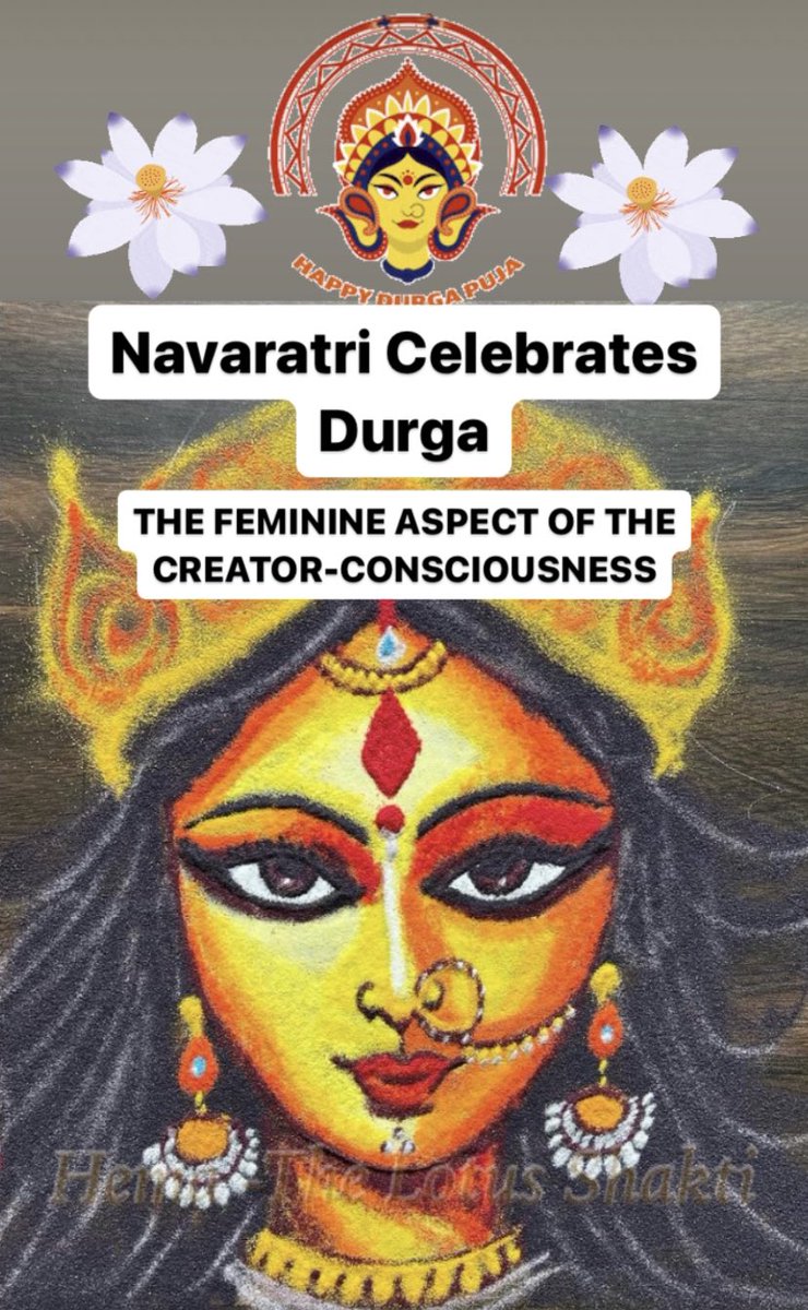 Ccarballal's tweet photo. Navaratri Octubre 15-24 is here! Celebrate and honor the feminine that is in creation and in each one of us ❤️#navaratri #DurgaPuja #shakti https://t.co/6BMc3BGHve