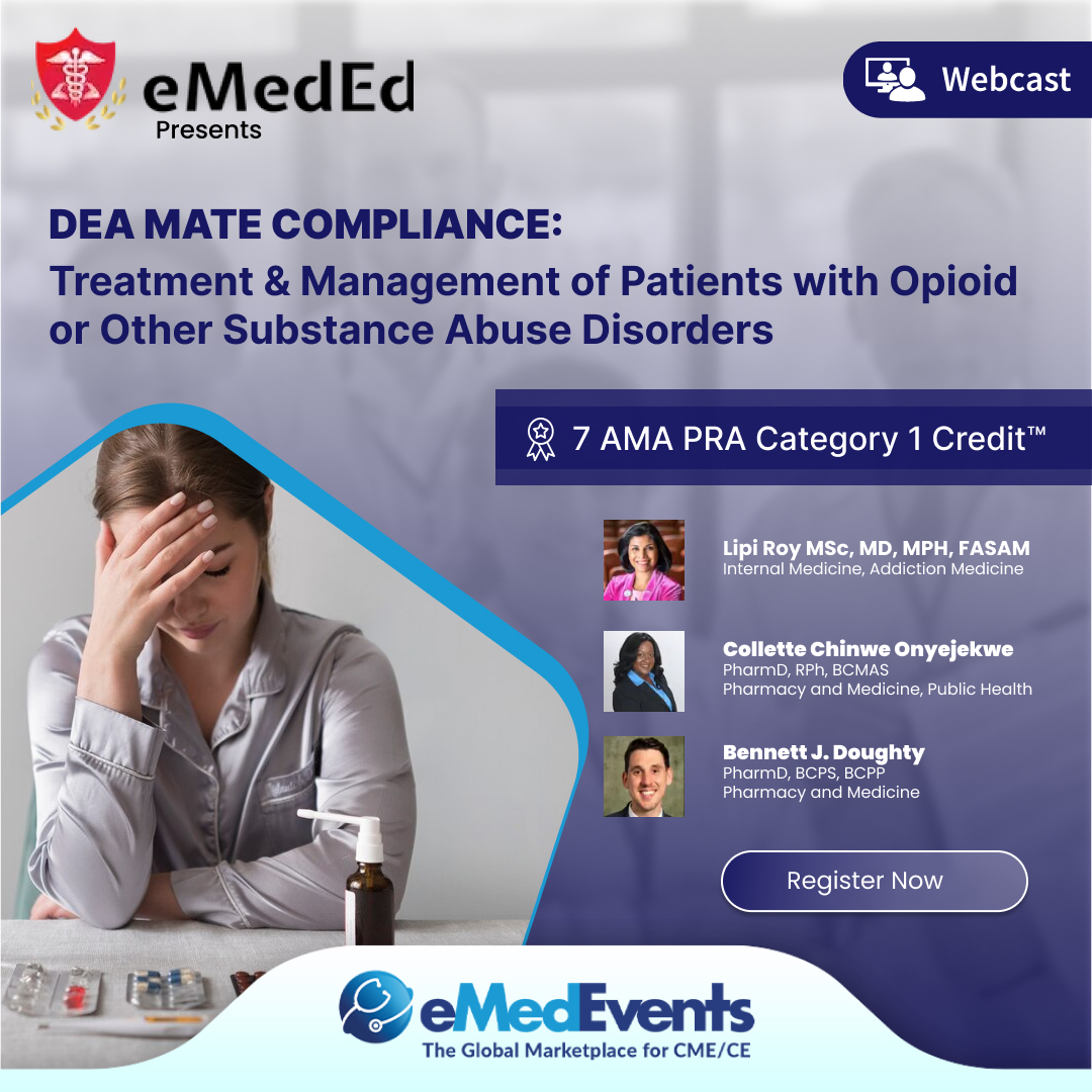 eMedEvents's tweet photo. Are you a healthcare professional looking to stay at the forefront of advancements in the field? Discover our latest online CME course that's tailor-made for you!
Register now: https://t.co/05wtkKH60F
#HealthcareProfessionals #CMECourse #MedicalEducation #eMedEd #eMedEvents https://t.co/I4HA1Kli5v