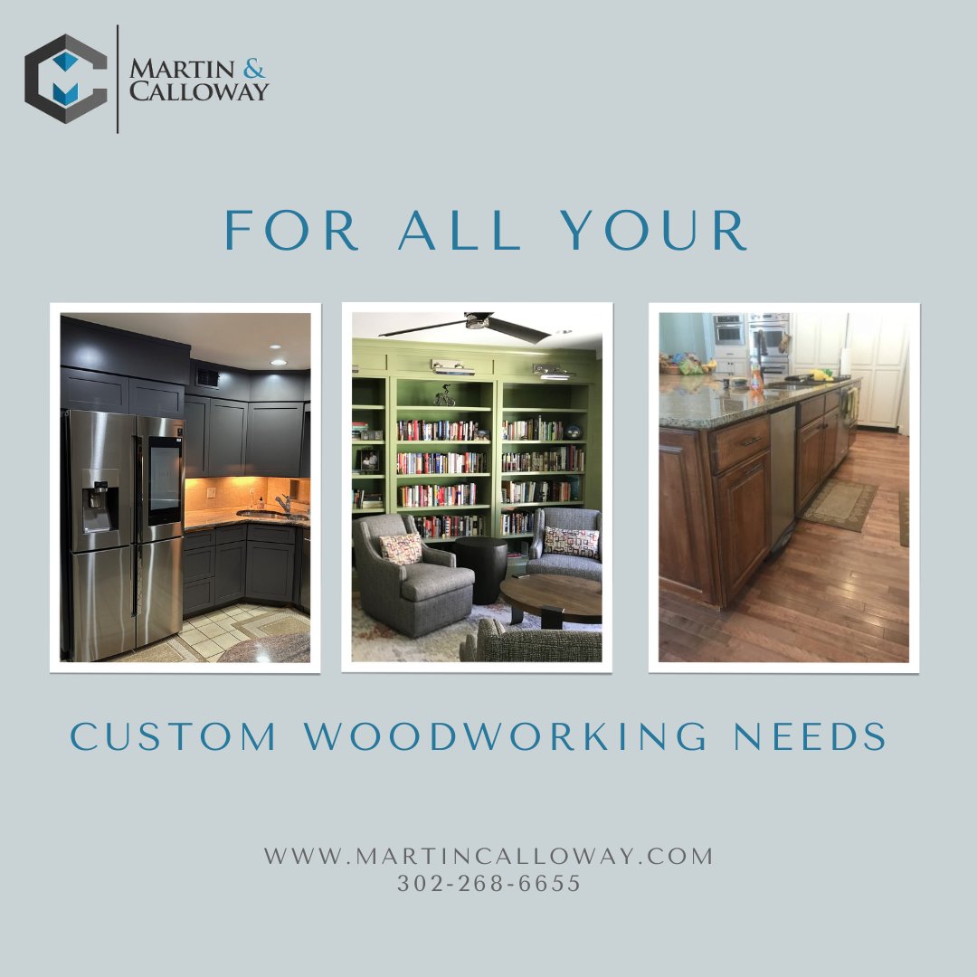 When it comes to custom woodworking in DE and Southeastern PA, Martin &amp; Calloway has got you covered! 👉 martincalloway.com

#customwoodworking #homerenovations #delawarerealestate