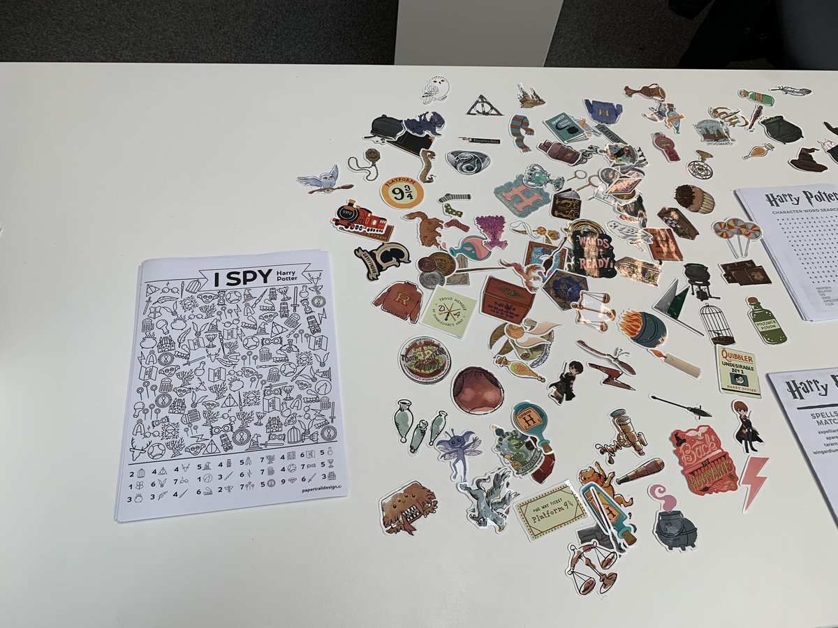 InglebyReads's tweet photo. Happy #harrypotterday! Here’s just a few of the activities we had in the LRC today https://t.co/Jean2aEave